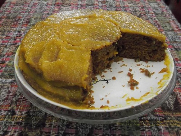 Carrot Cake  Mango Rum Sauce Chinitas Panajachel