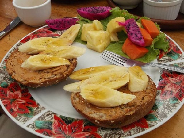 Peanut Butter Banana Honey Sandwich Chinitas Panajachel