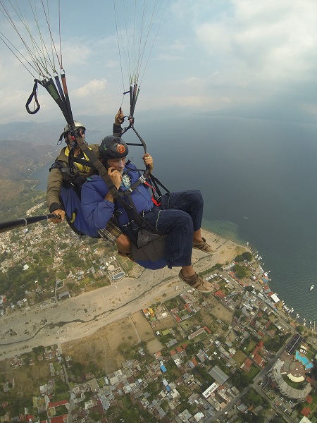 Paragliding Quatemala Lake Atitlan Panajachel